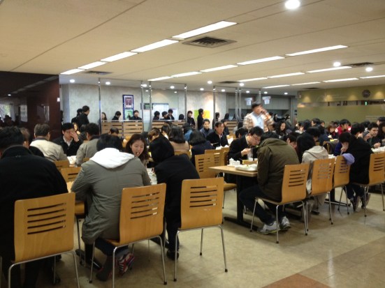 Kantin mahasiswa. Free dinner everyday!