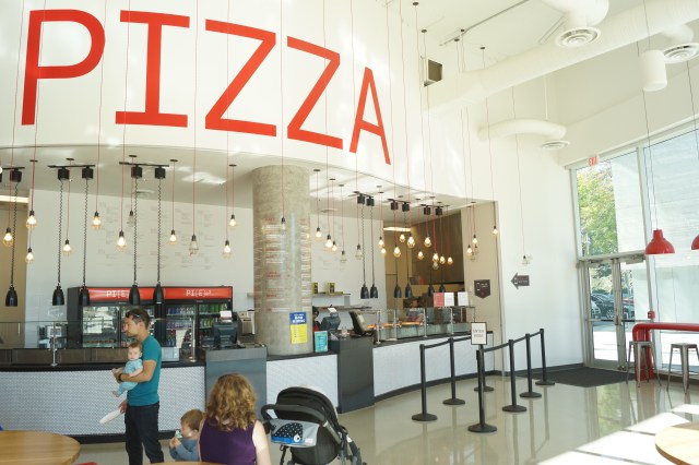 Pizza cafe at UBC Nest, the place I usually go for instant lunch or dinner