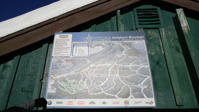 It's the snow shoe trail map.