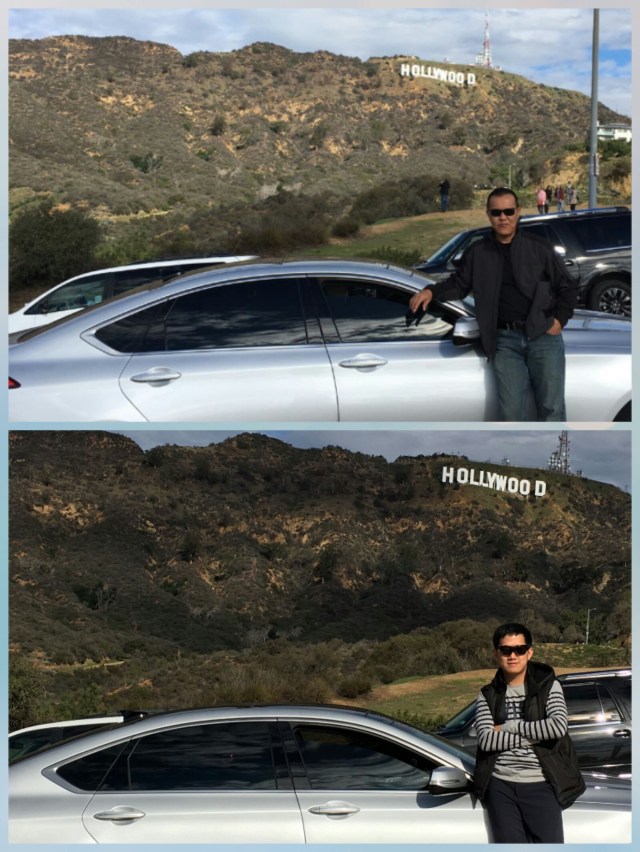 My cool uncle and me with his car. (Photographed by both of us)